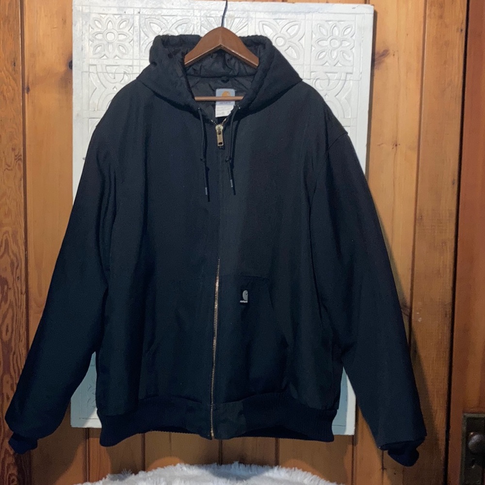 Black Quilted Carhartt Jacket